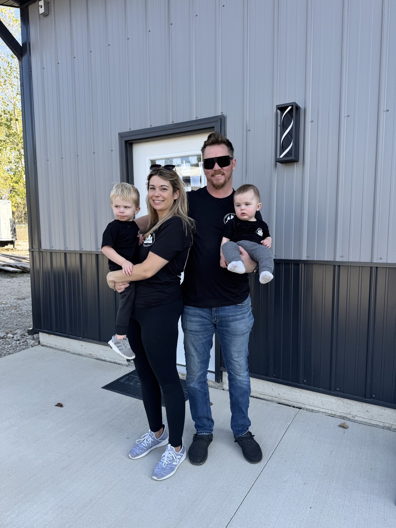 Brian Kurtz with his family